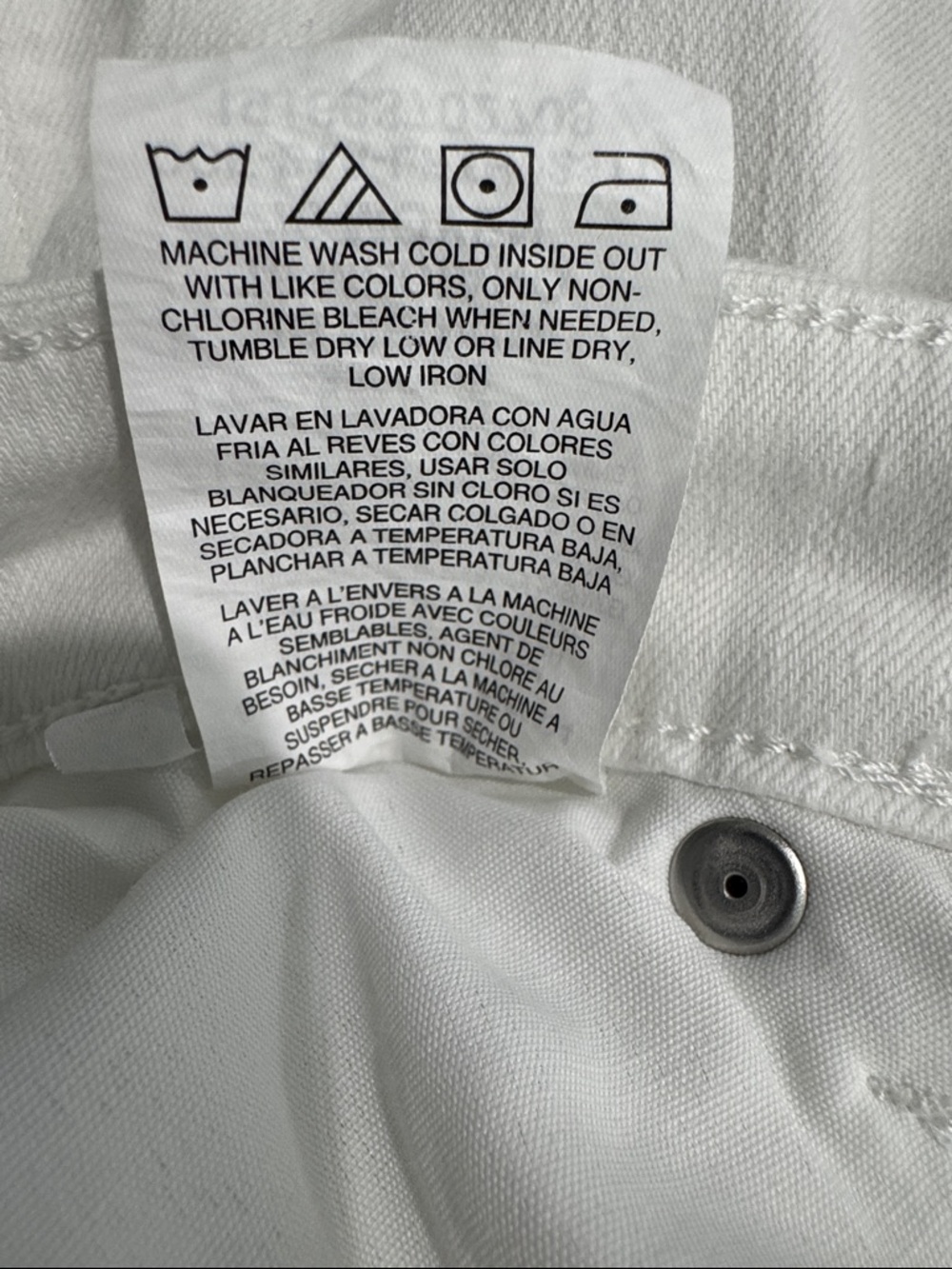 Lee White Slim Fit Sculpting Capris Jeans - Picture 7 of 8